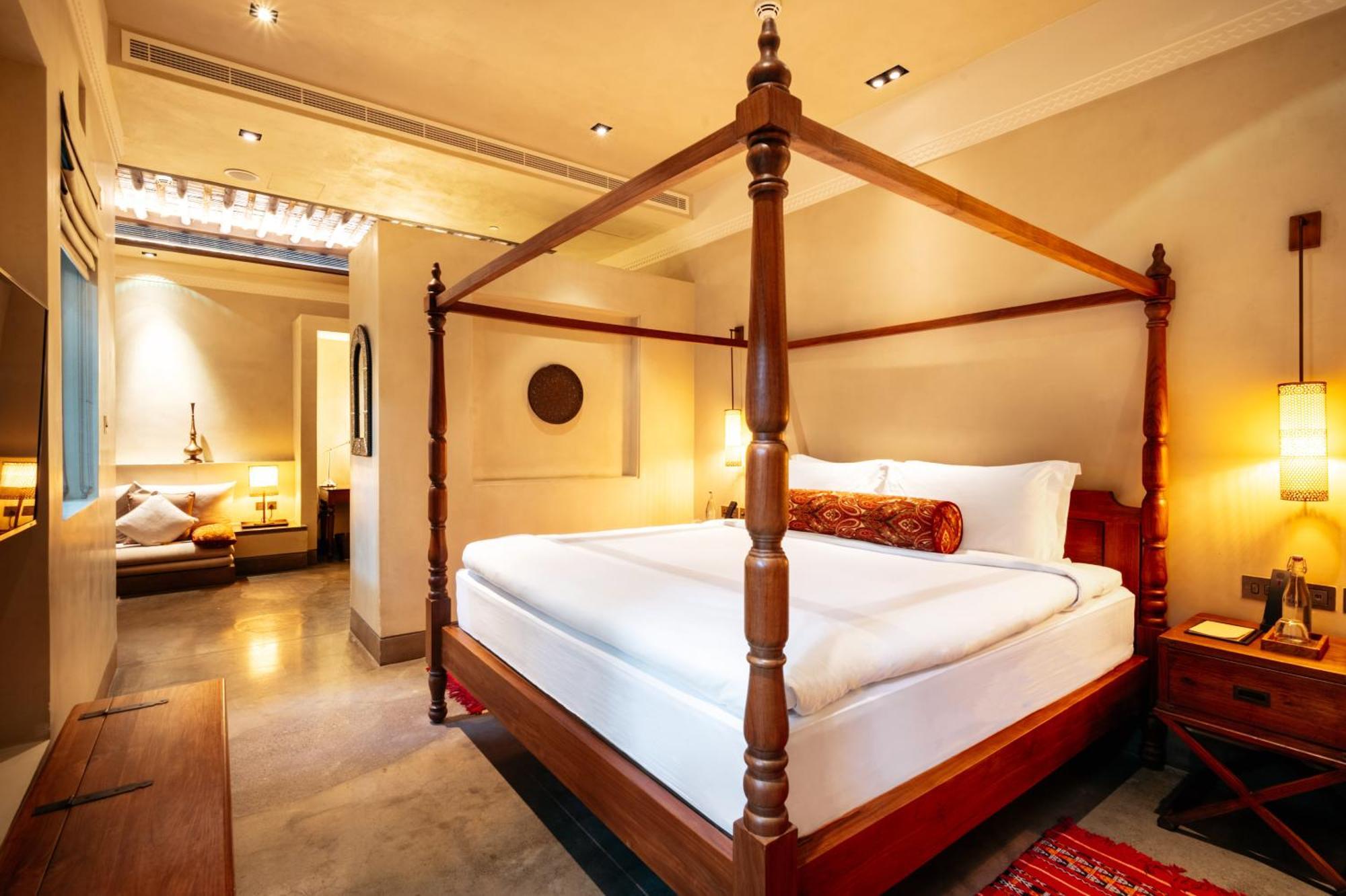 מלון The Chedi Al Bait, שארג'ה מראה חיצוני תמונה A bedroom at the Taj Mahal Palace