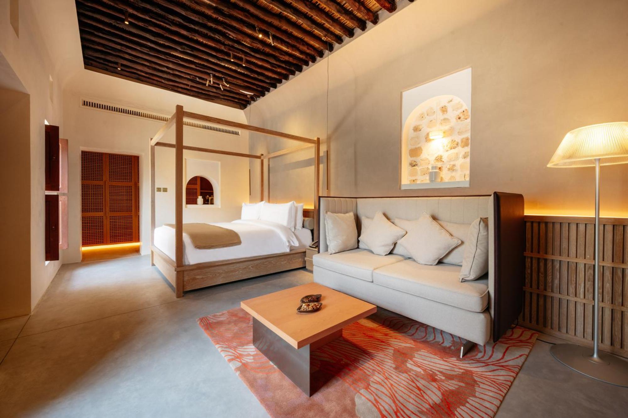 מלון The Chedi Al Bait, שארג'ה מראה חיצוני תמונה A bedroom at the hotel